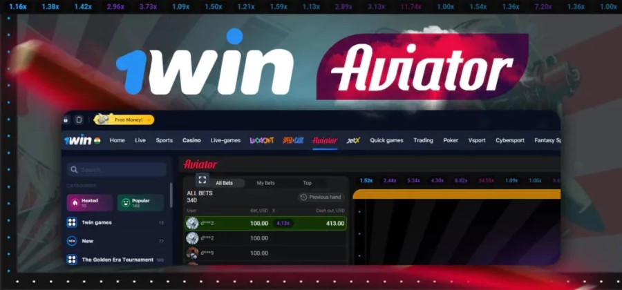 Aviator 1win Game